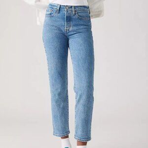 Levi's Wedgie 26 Traditional Denim Blue Jeans Button Fly